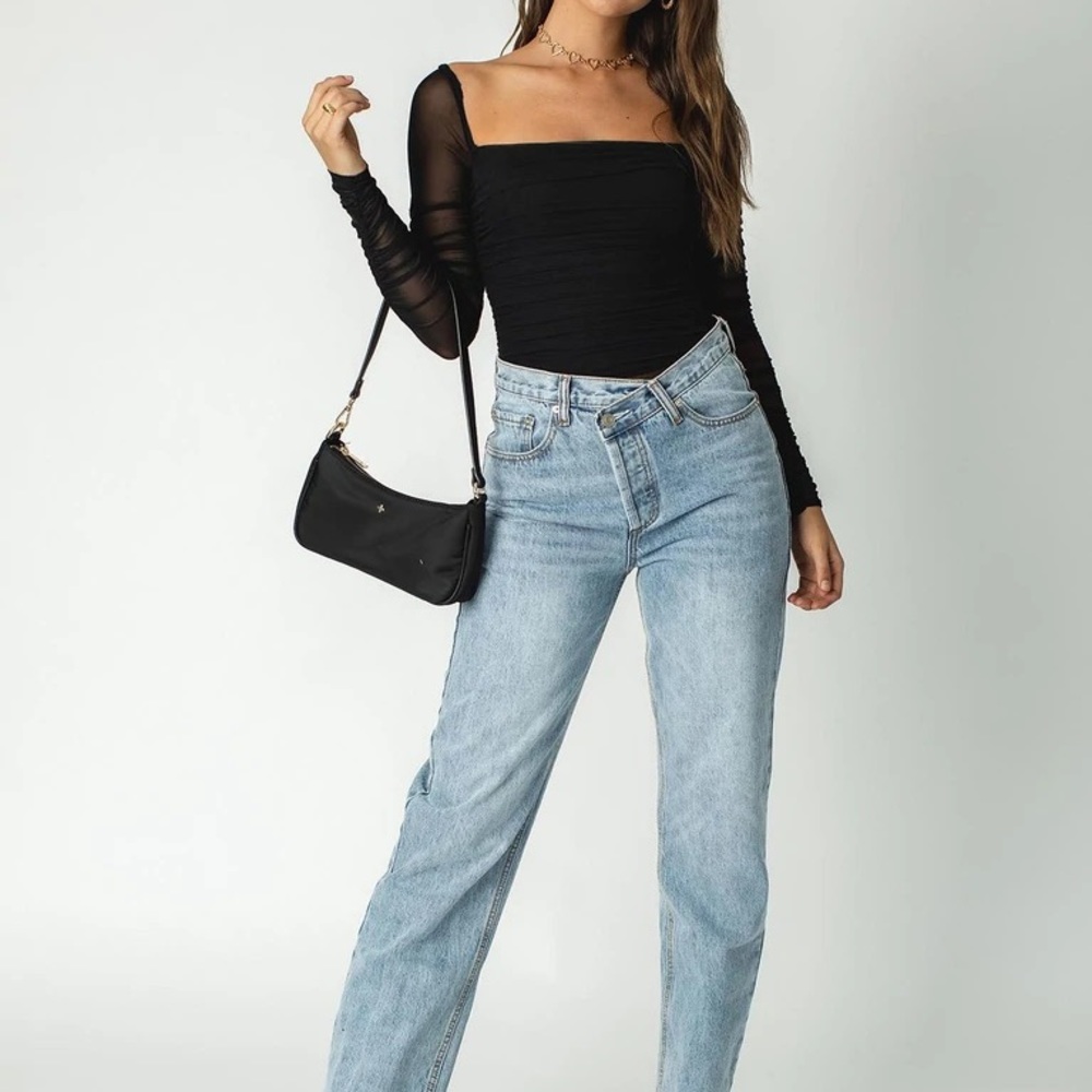 Princess Polly Delany Bodysuit Black